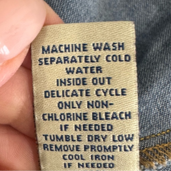 Cabi denim button down shirt blue cotton - Picture 5 of 5